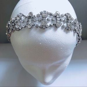 Jennifer Behr Double Crystal Scallop Headpiece